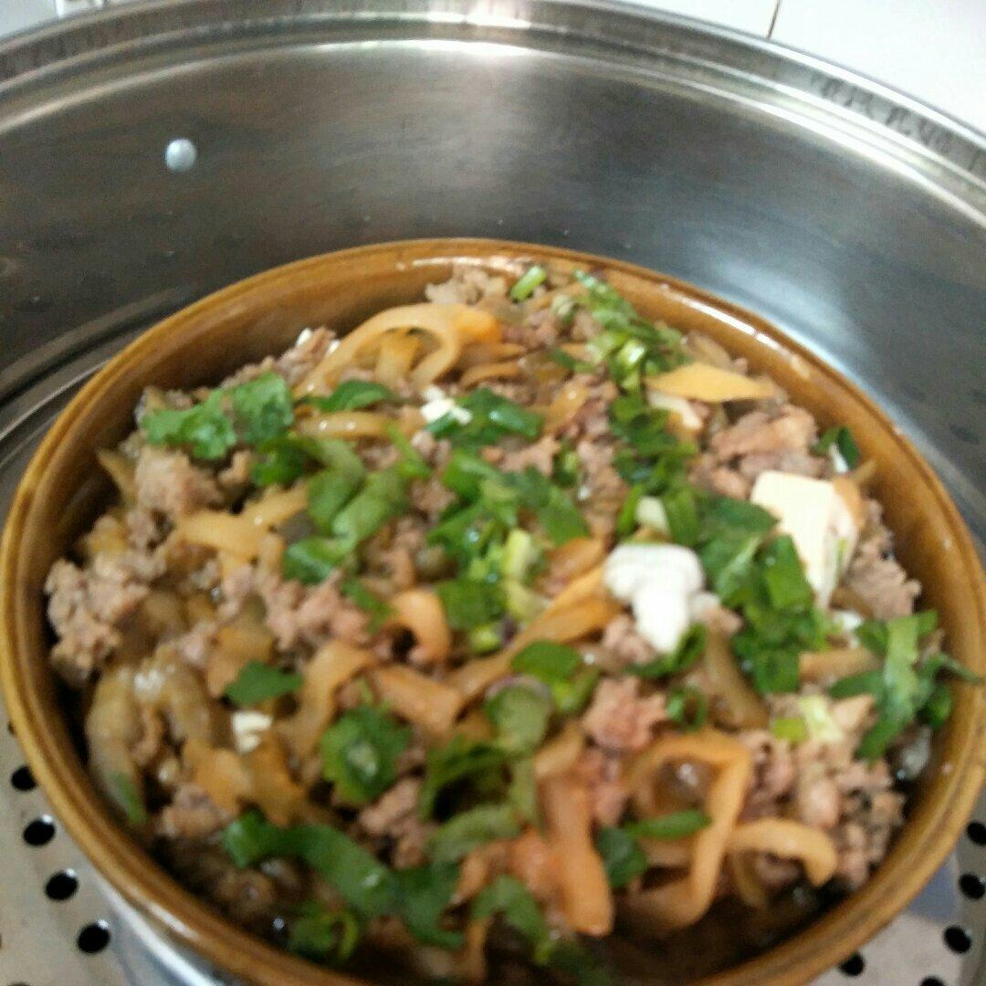 肉末蒸豆腐