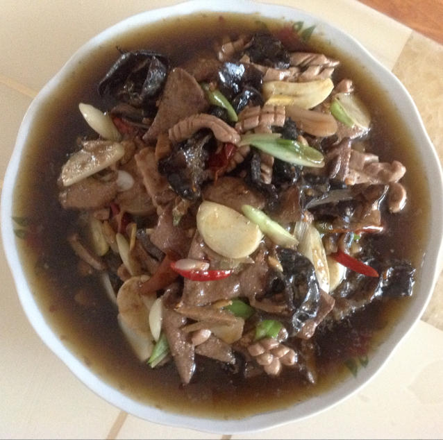 泡椒肝腰合炒