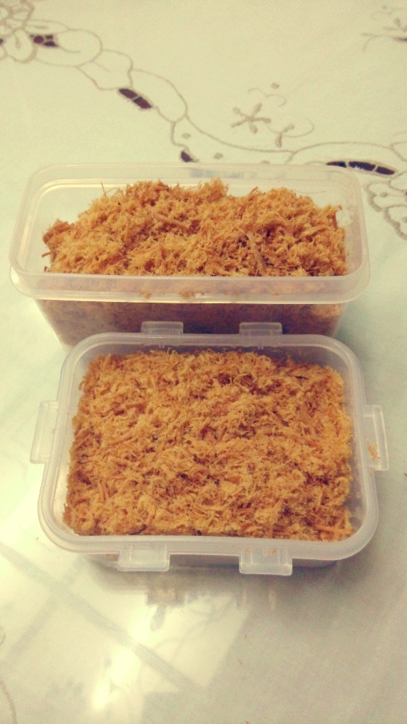 自制宝宝肉松 面包机外加烤箱