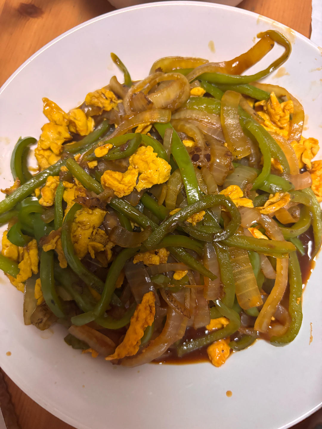 下饭菜 洋葱柿子椒炒蛋