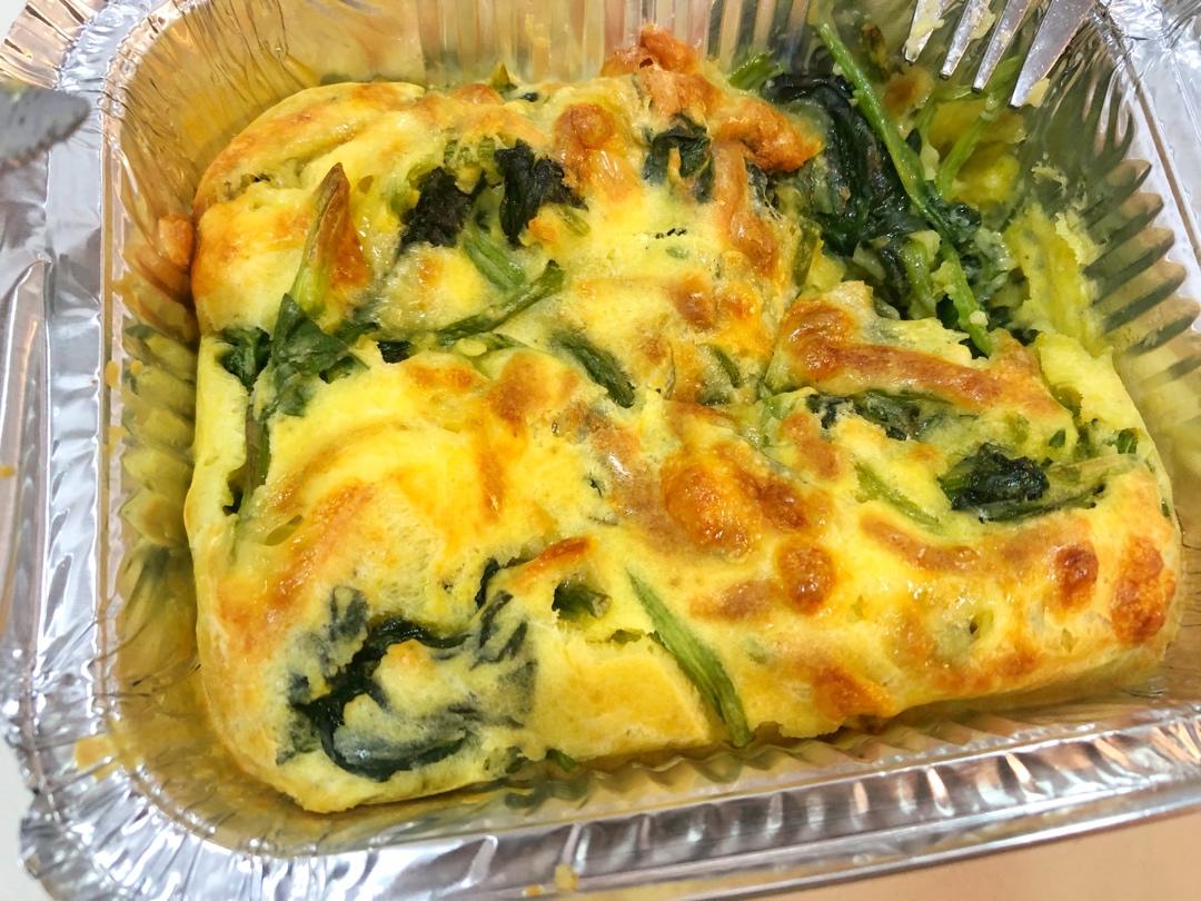 菠菜口蘑烤松饼【美味减脂餐】【北鼎烤箱食谱】