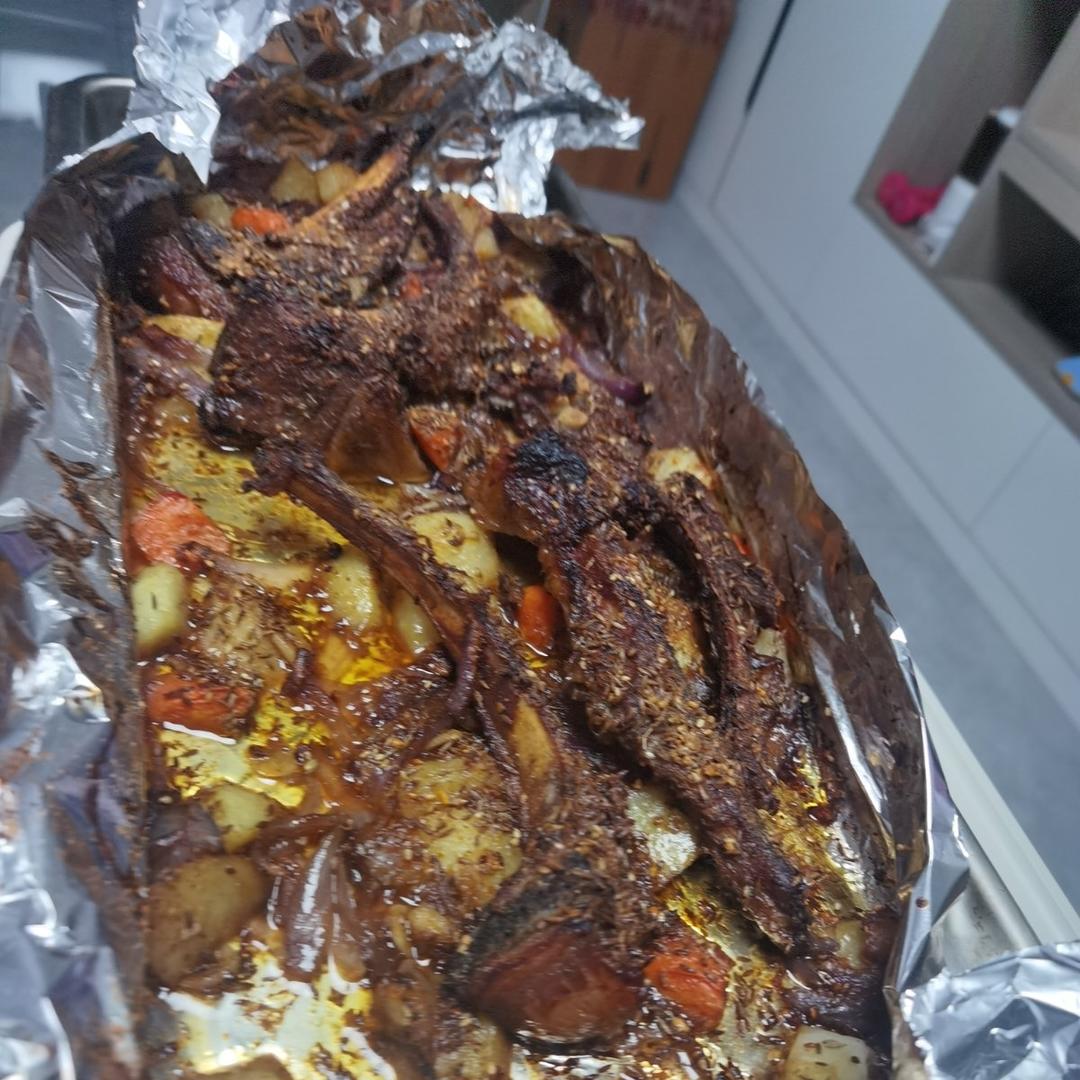 超好吃的烤羊排烤箱版