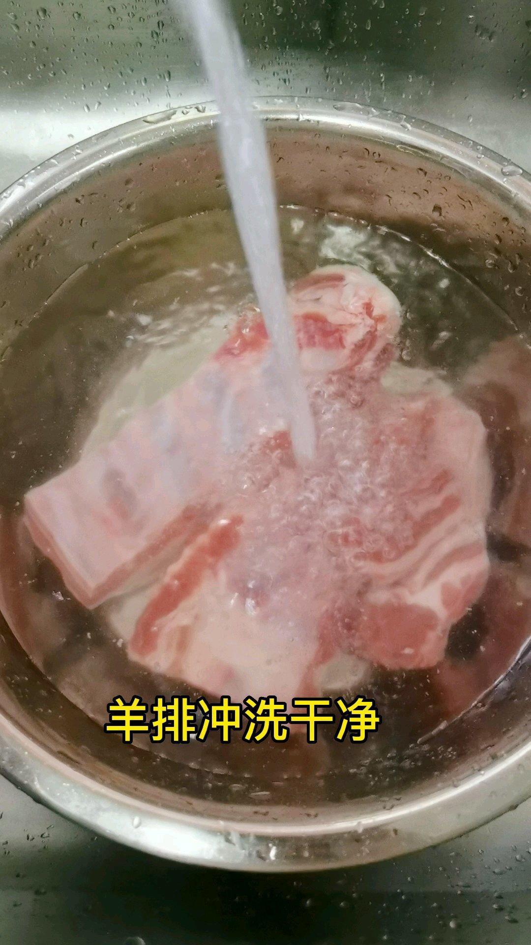 羊排两吃:烤羊排+羊排汤的做法