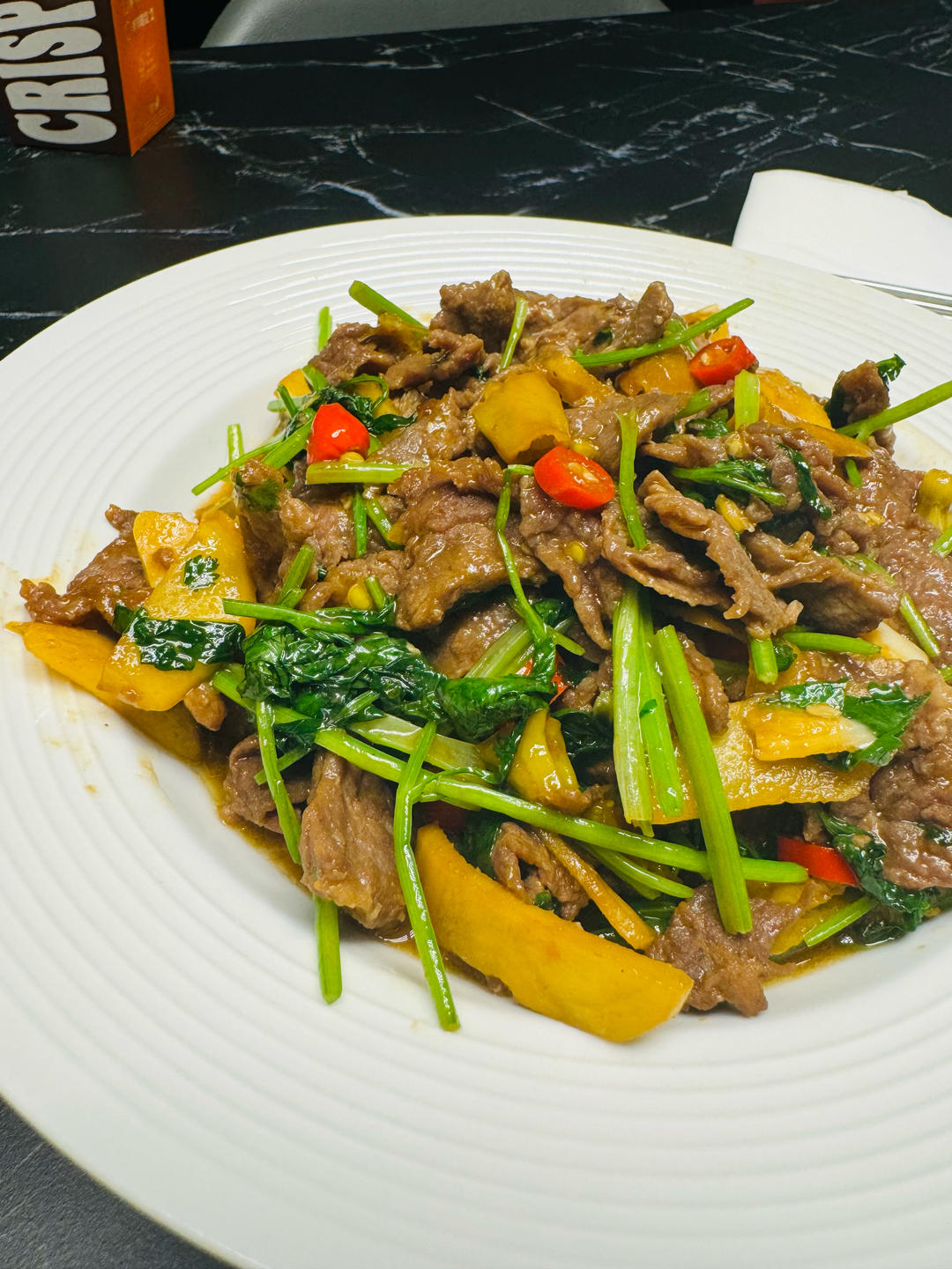 小炒黄牛肉，肉嫩味香！太好吃了简直是米饭杀手！