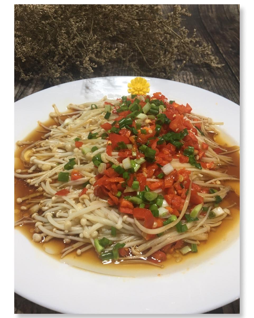 剁椒金针菇