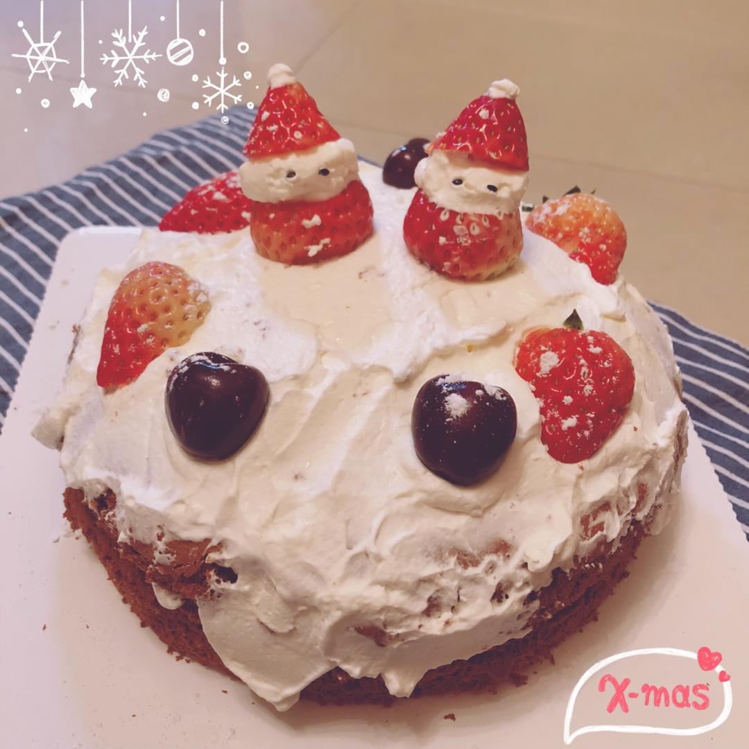 圣诞呆萌裸蛋糕