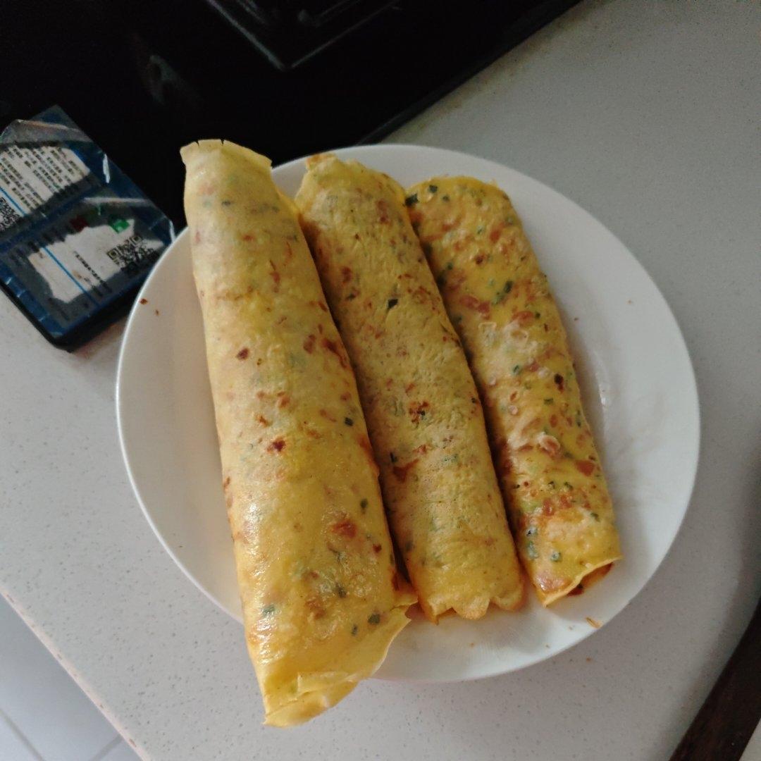 软软咸香鸡蛋饼（超详细）