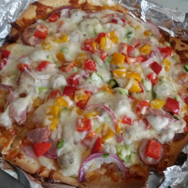 金枪鱼火腿pizza