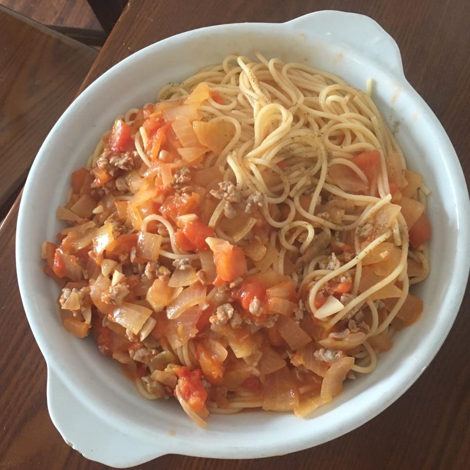 番茄肉酱意大利面