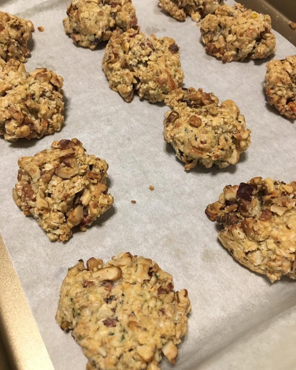 燕麦香肠核桃饼干