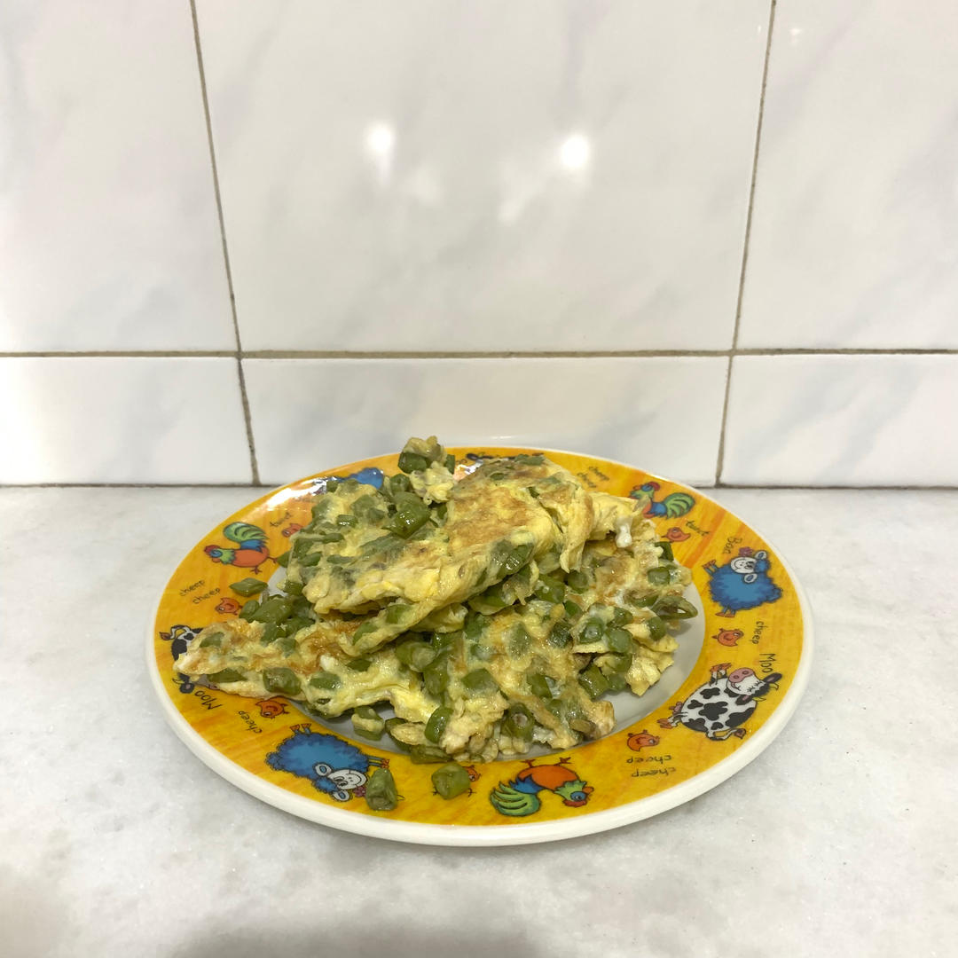 家常小菜「豇豆炒鸡蛋🥚🥚🥚」