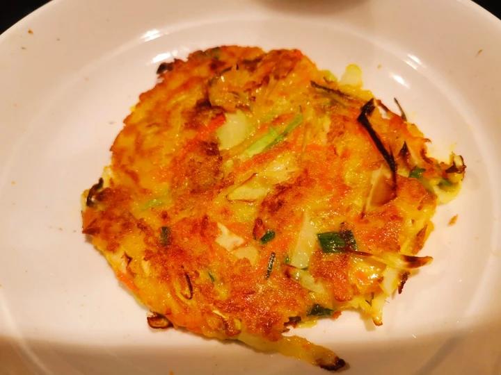美味卷心菜丝煎饼