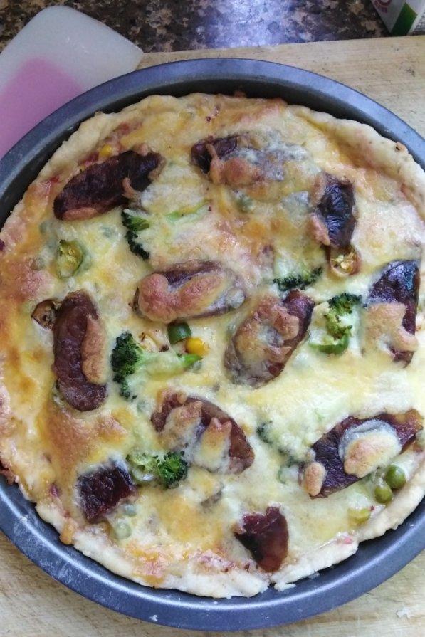 不用酵母的披萨底 No Yeast Pizza Dough