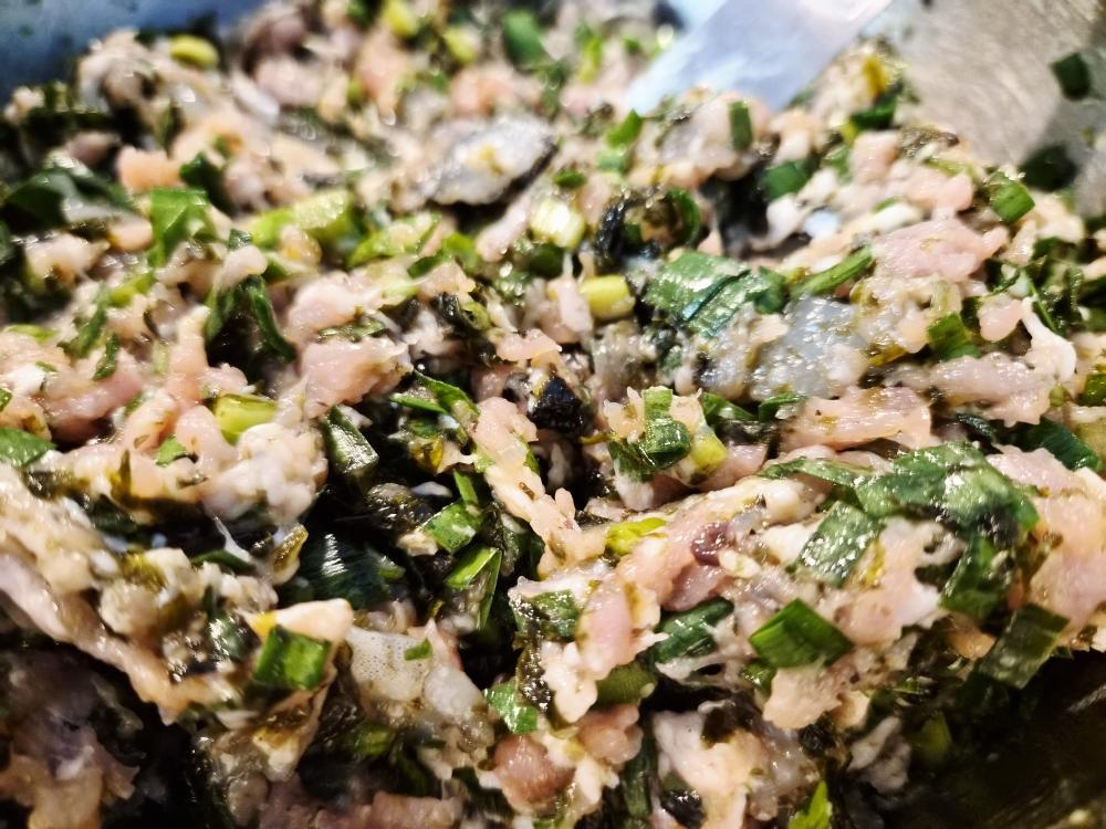 紫菜虾仁三鲜饺子
