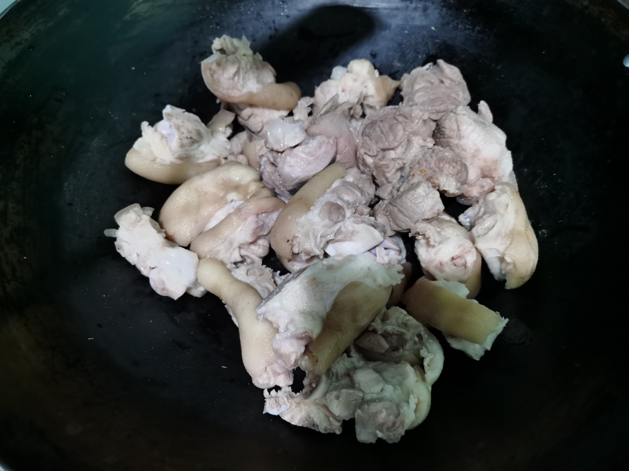发菜蚝豉猪手的做法 步骤6