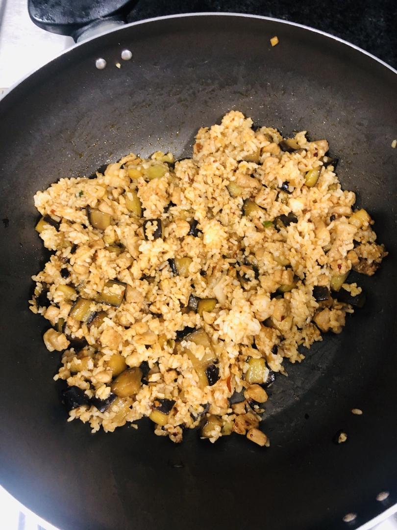 特别好吃的茄子炒饭