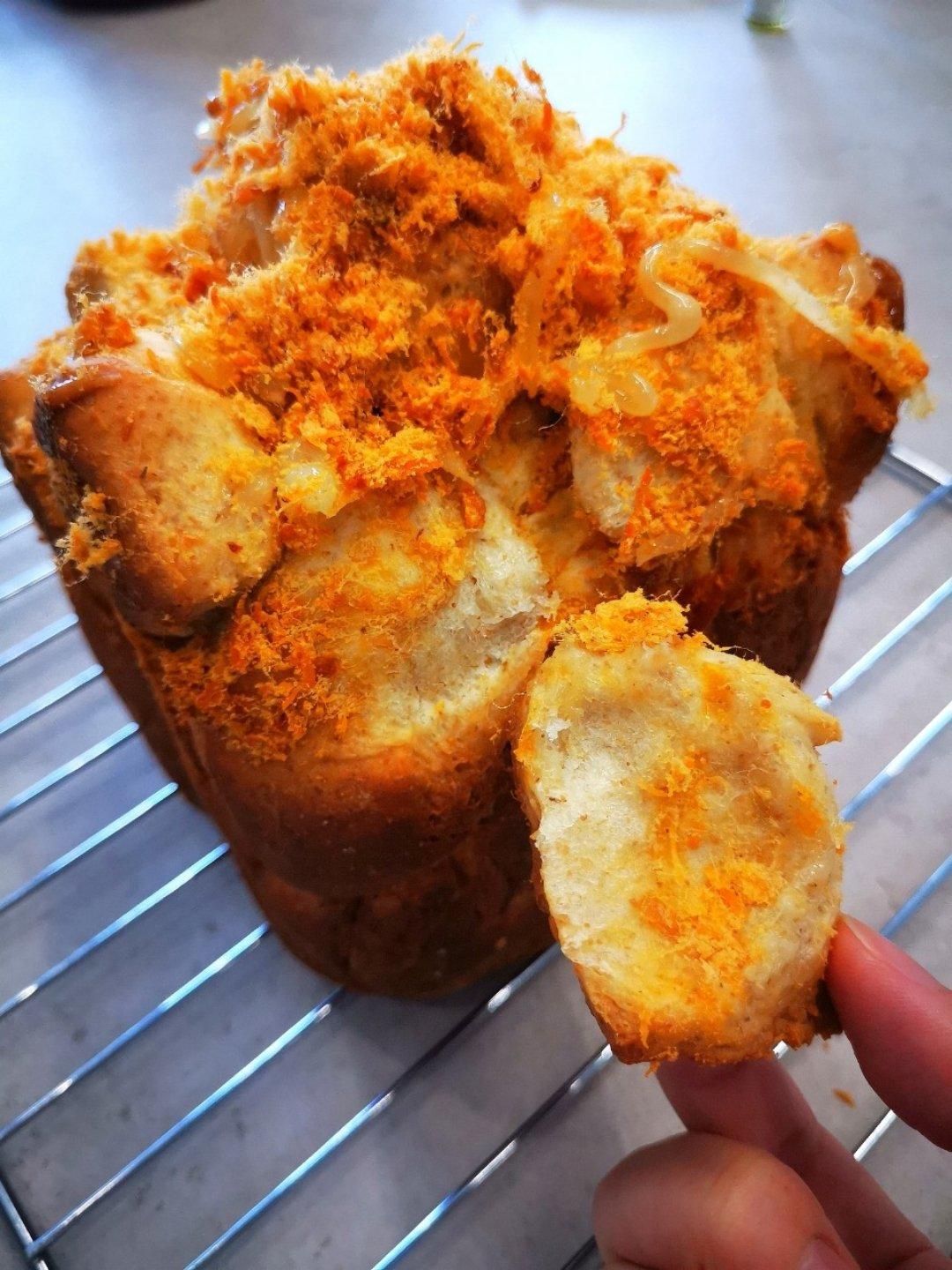 肉松手撕面包—超软会爆浆的面包哟