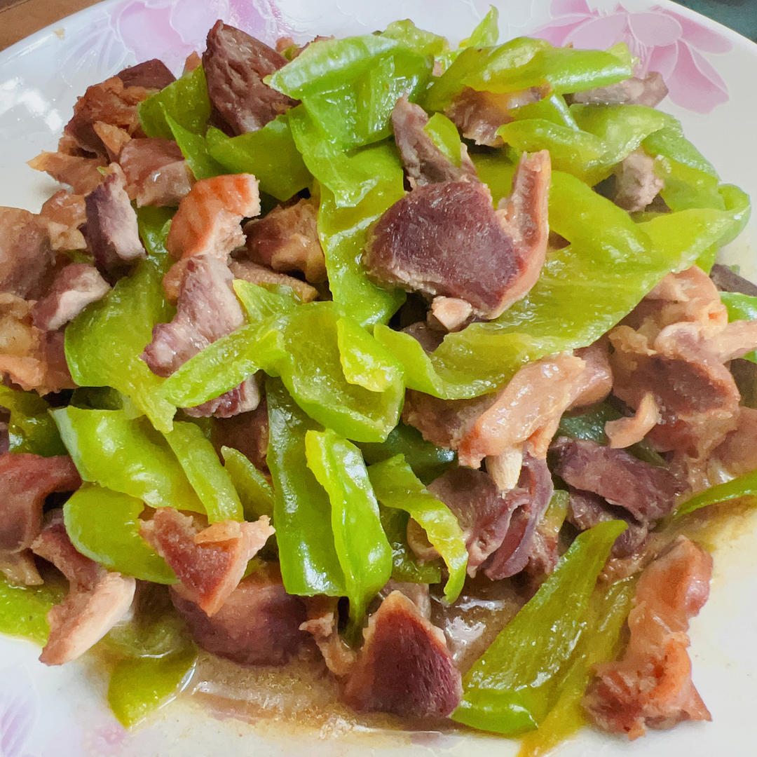 巨好吃的青椒炒鸡胗