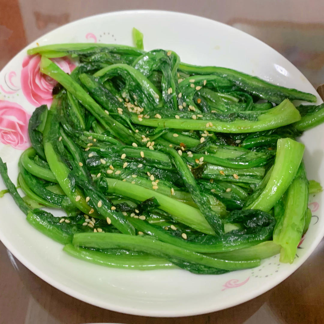 炝炒莴笋叶