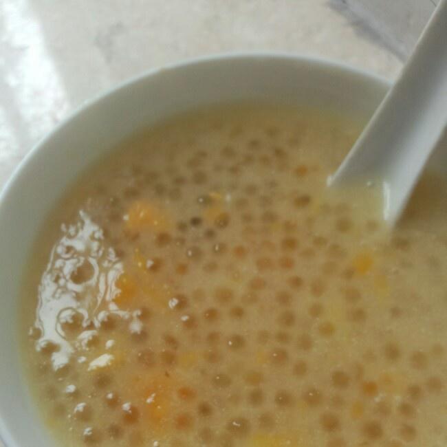 番薯西米椰汁糖水的做法