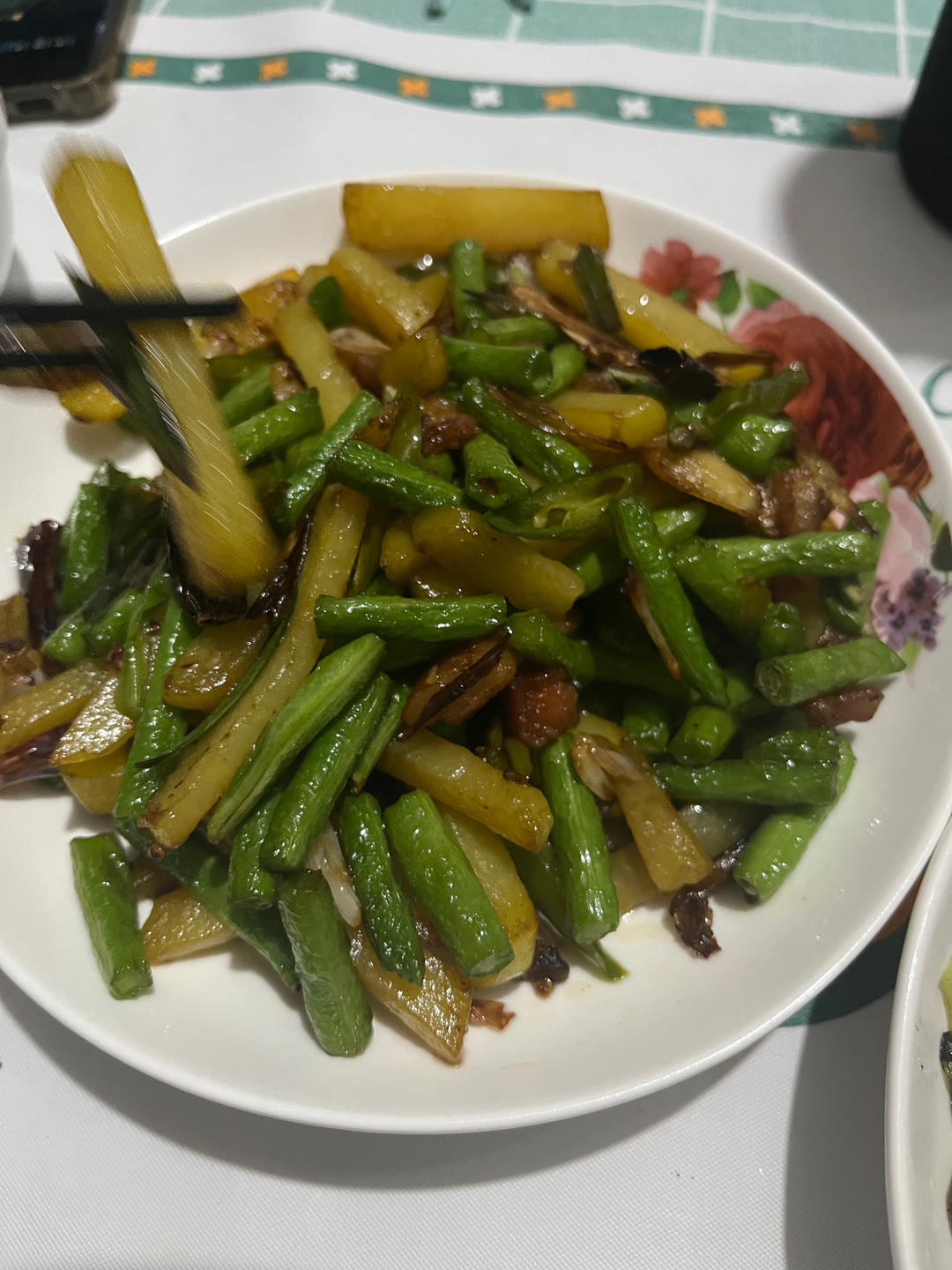 干煸豆角土豆