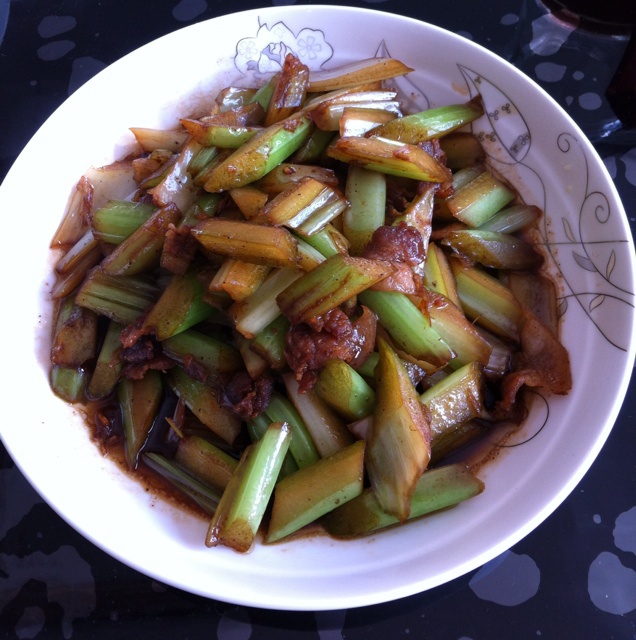 培根炒西芹