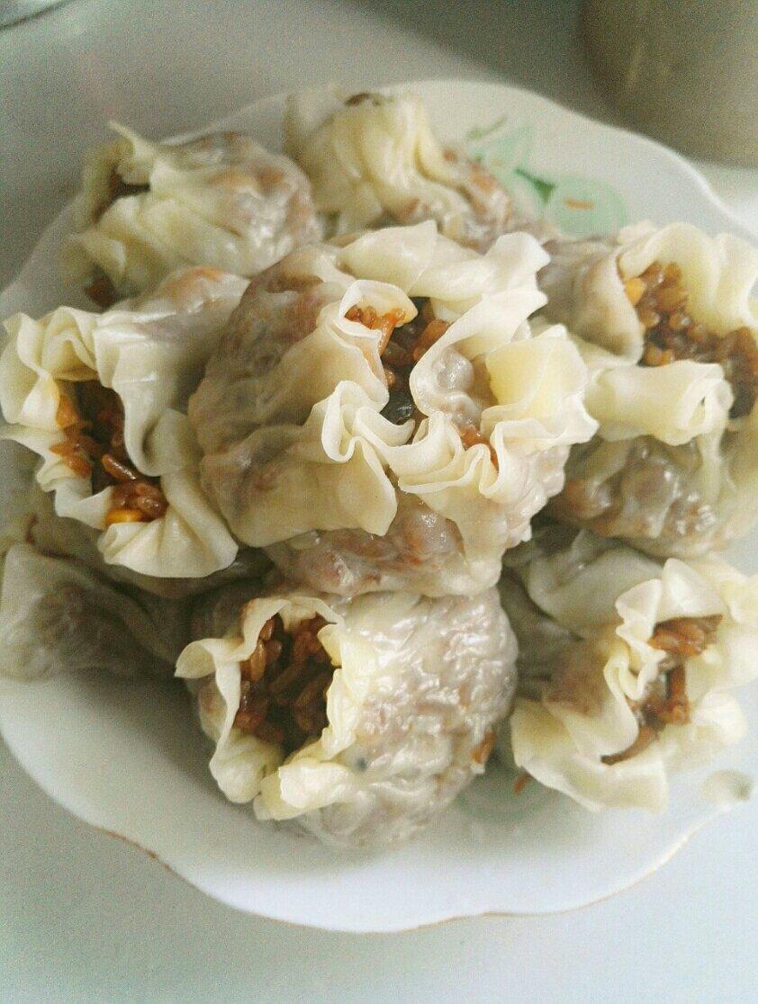 独上西楼-8做的猪肉春笋糯米烧麦