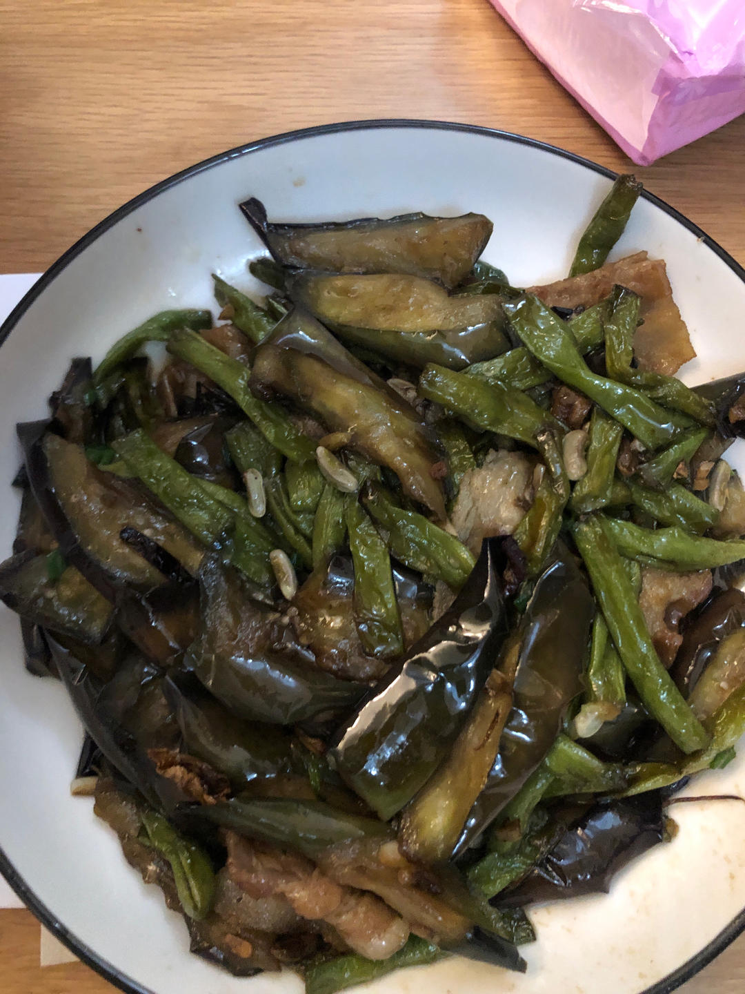 不需要油炸简单美味易操作五花肉豆角茄子家常做法