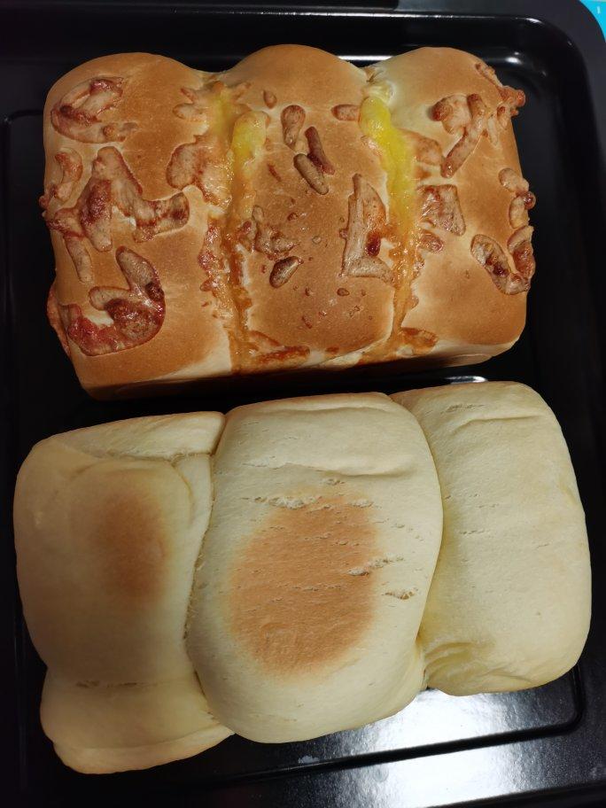 一次发酵❗️手撕吐司面包，柔软拉丝～