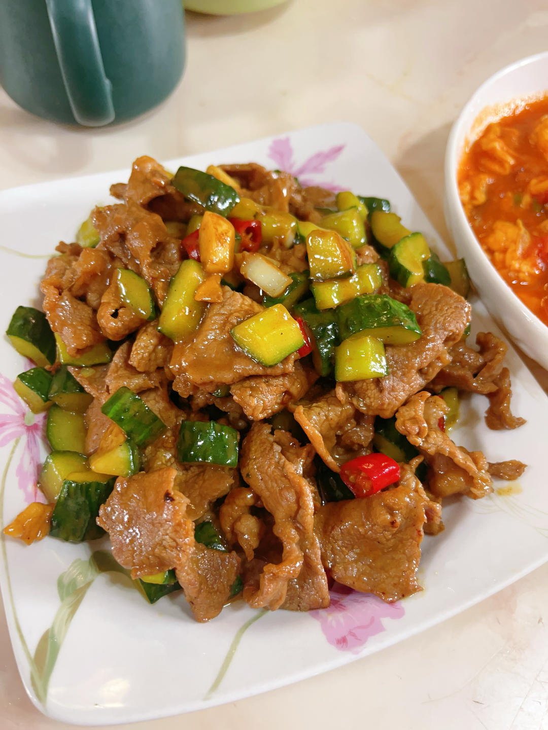 黄瓜炒牛肉
