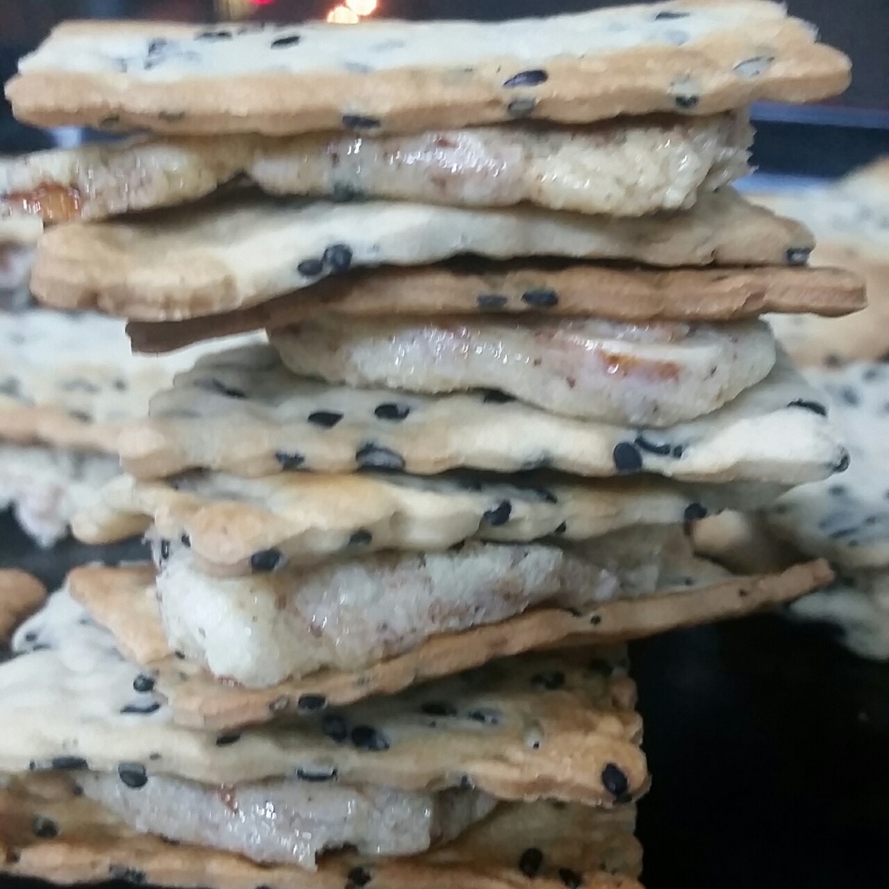 牛轧糖夹心苏打饼干