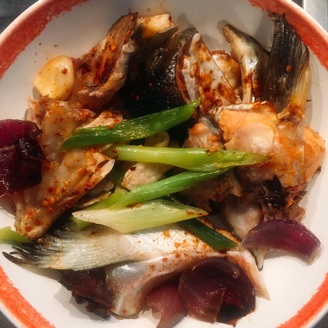 《中餐厅》张亮的焗三文鱼头