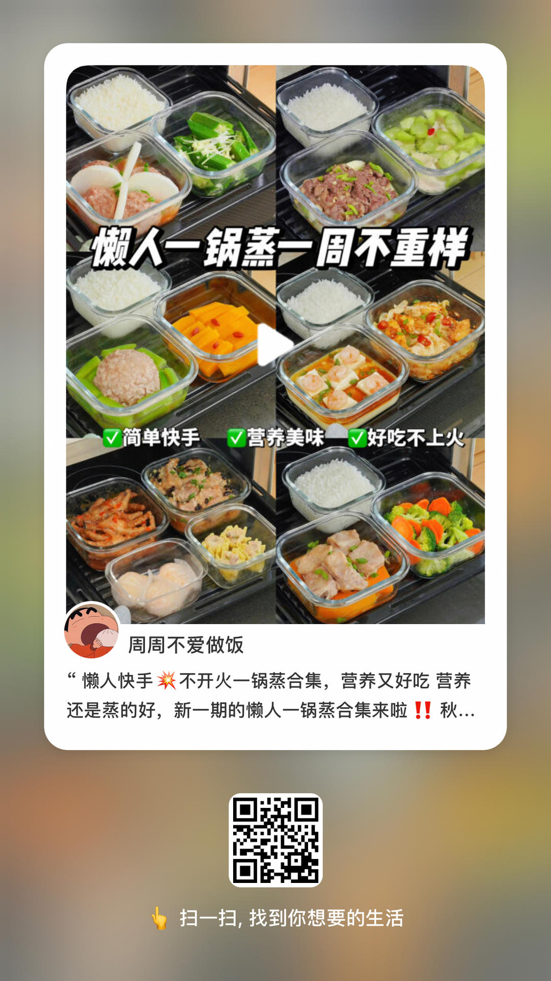 一锅蒸一周合集