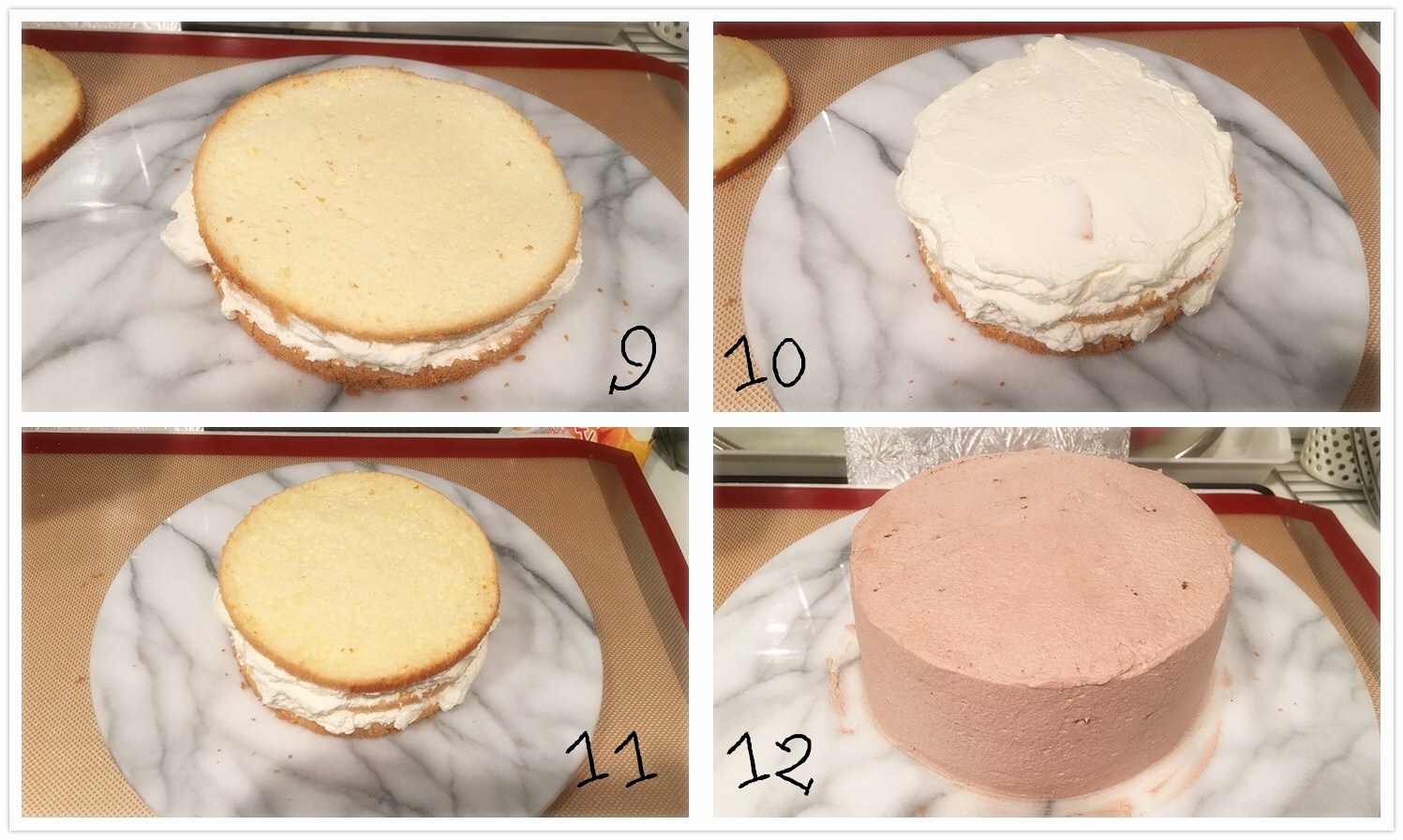可爱的麋鹿圣诞蛋糕(附戚风蛋糕失败原因分析)的做法 步骤3