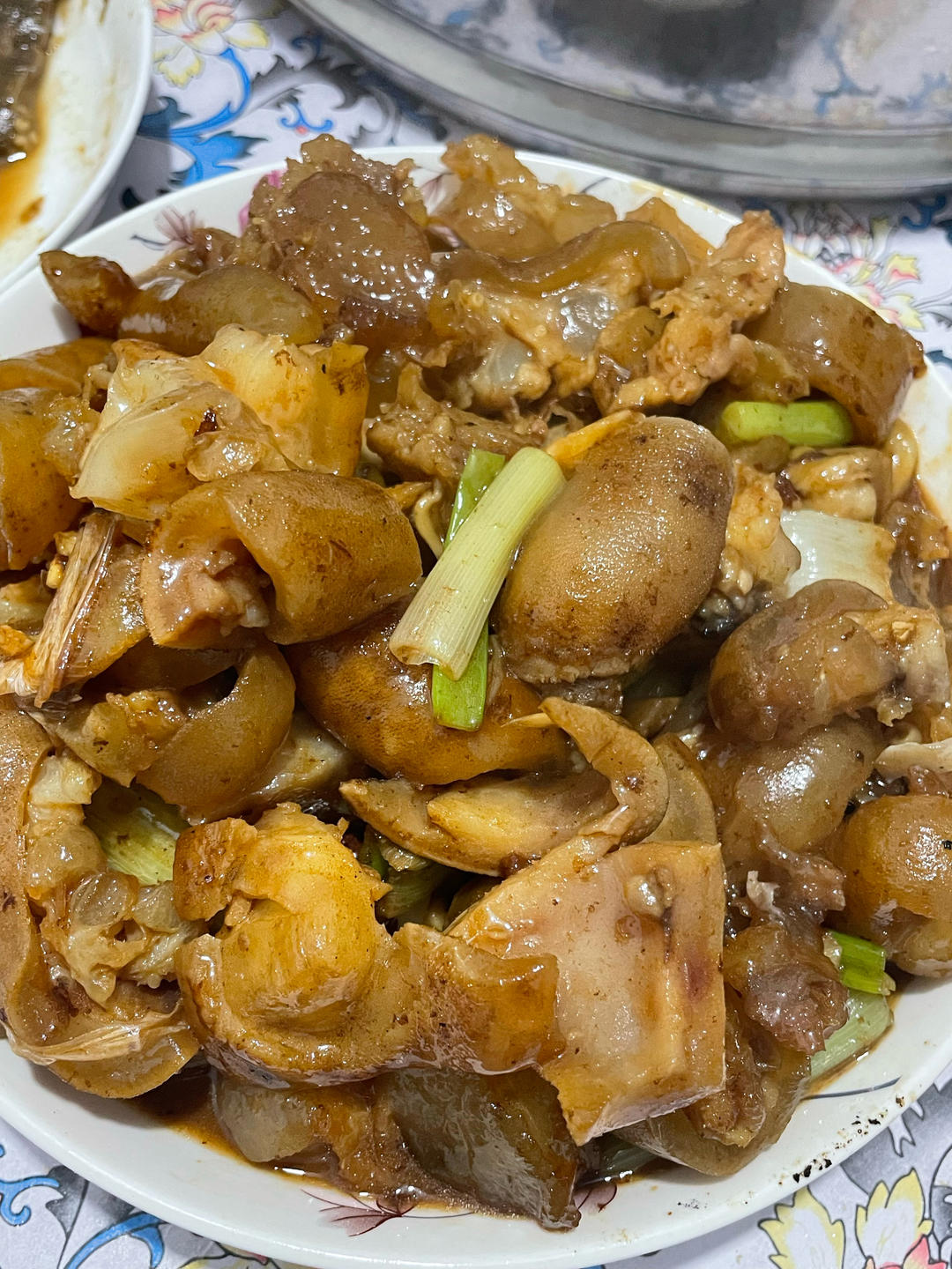 葱烧牛蹄筋