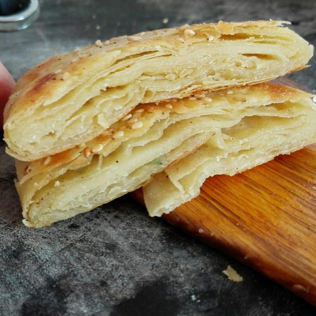 人生如棋mn做的外酥内软的香葱酥饼