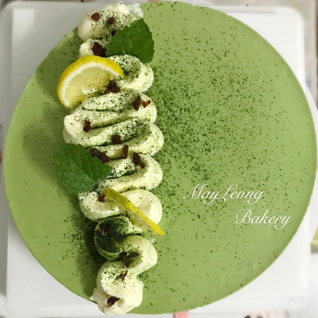 抹茶芝士慕斯蛋糕