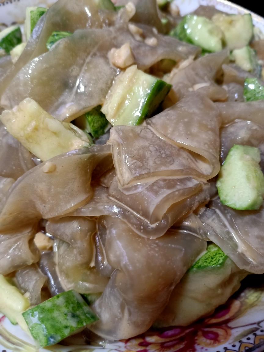 东北凉拌大拉皮的做法