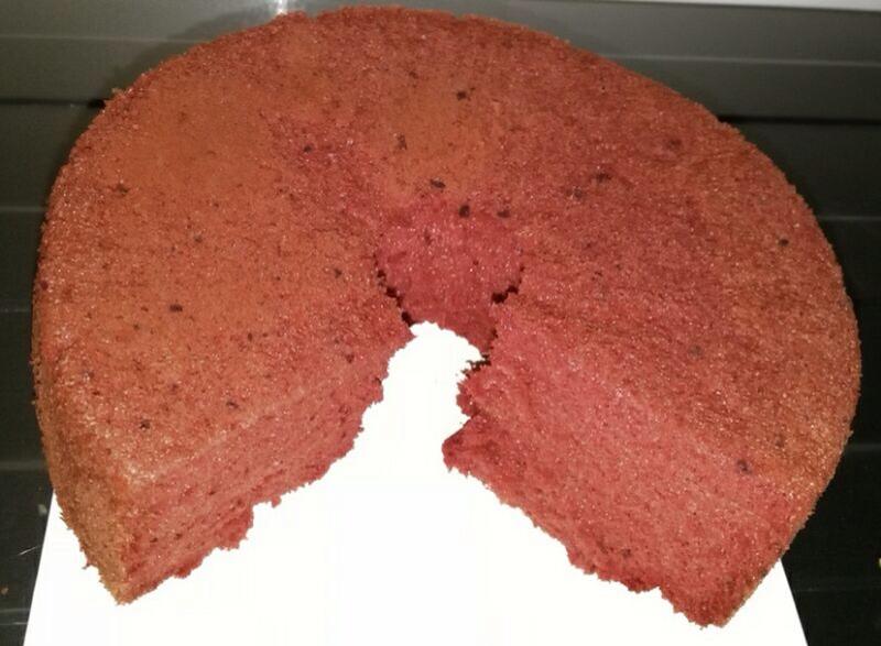 这是真的好吃丨红丝绒香蕉戚风蛋糕