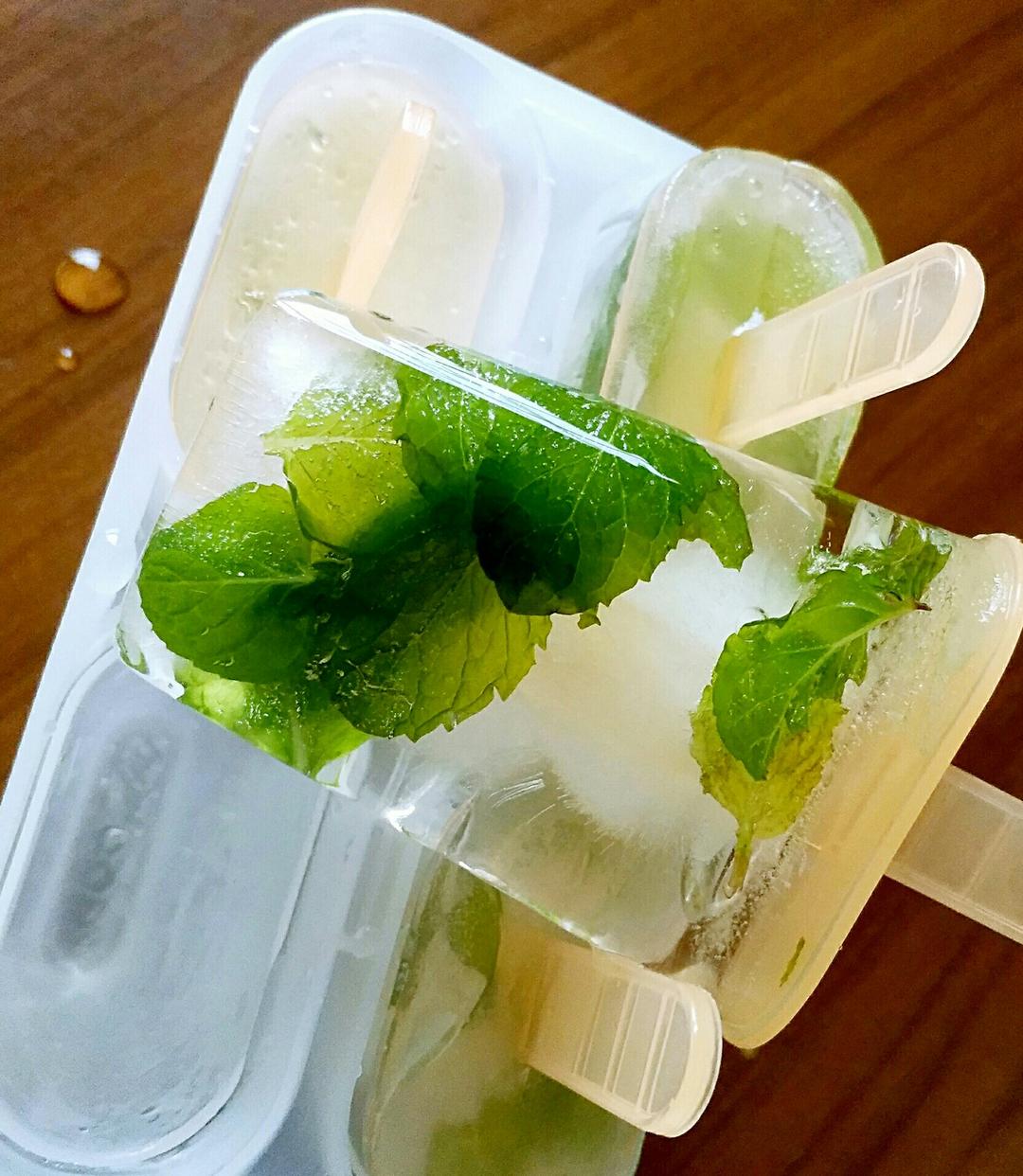 甜香做的夏日苏打香草冰棒soda herbs popsicle