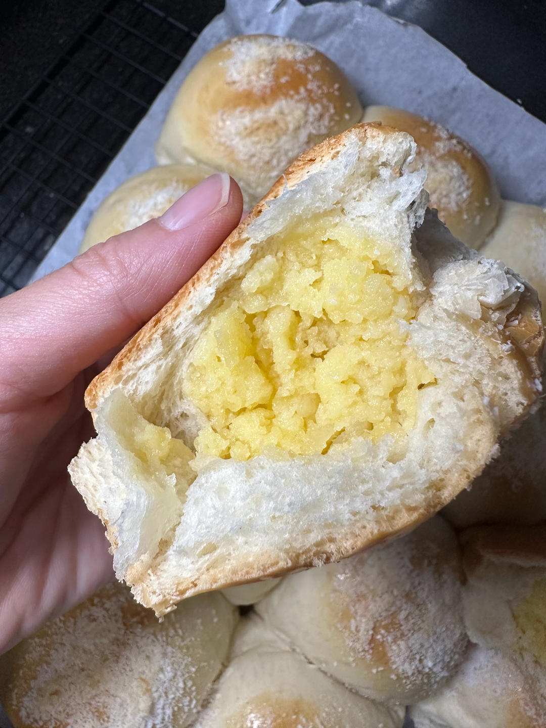 纯奶手撕吐司的做法 步骤1