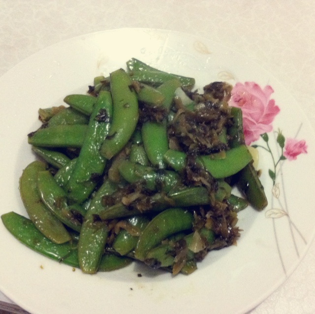 清炒甜豆