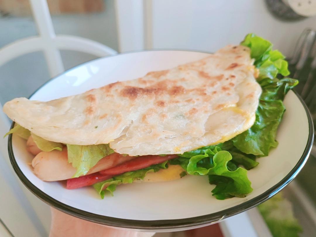 三分钟就可以做好孩子的早餐（手抓饼）