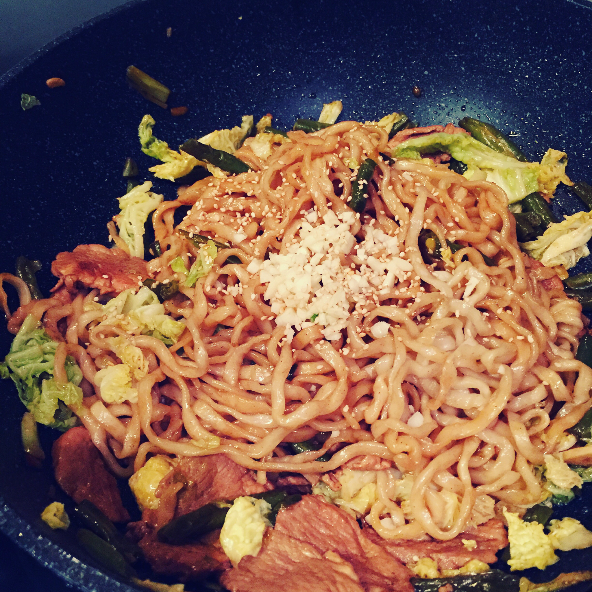 豆角焖面