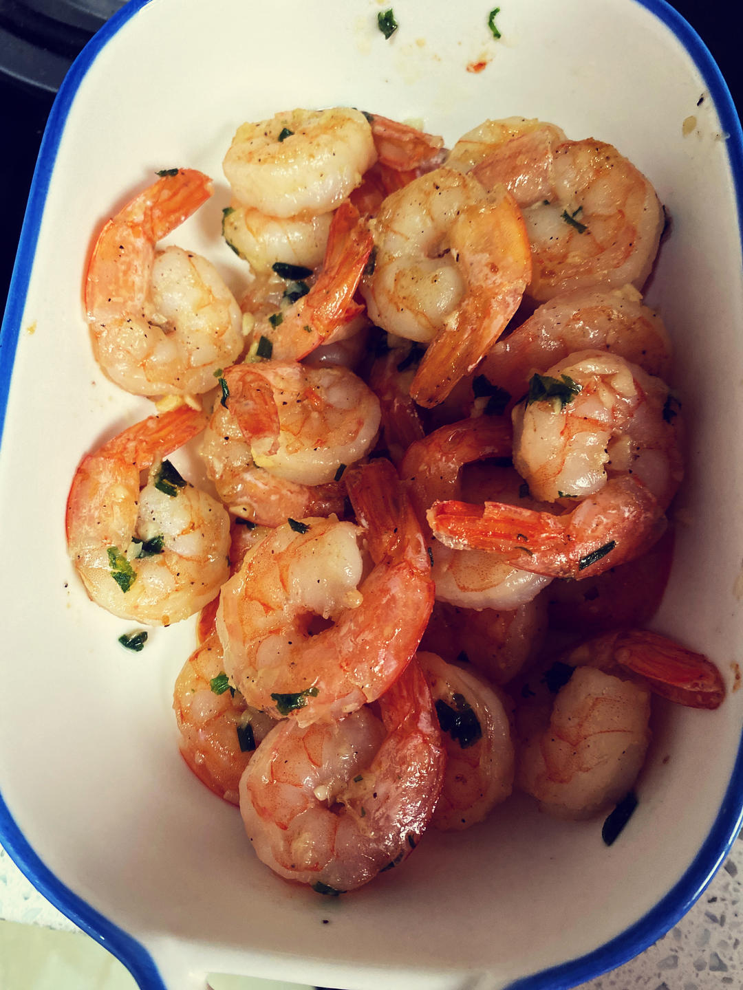 【生酮版】蒜香黄油虾仁