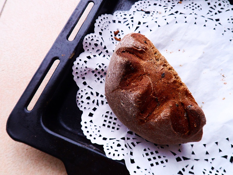 酸奶黑芝麻面包（低糖无油）