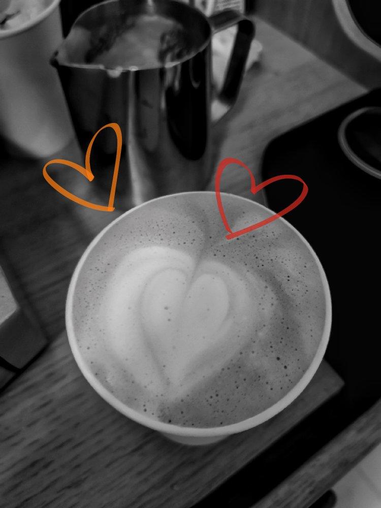 每天一杯咖啡☕️（咖啡雕花练习）