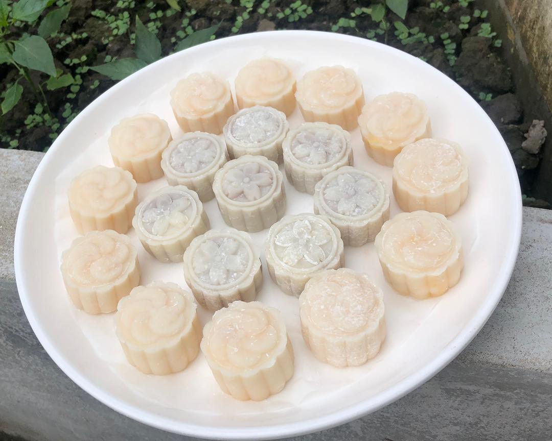 冰皮奶黄月饼(无需烤箱)