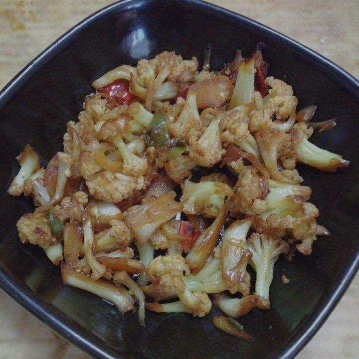 和饭店一个味道的干锅花菜