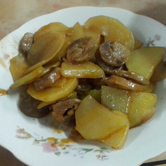 朴素的土豆片